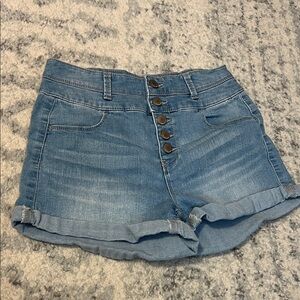 Tinseltown Light Blue Jean Shorts